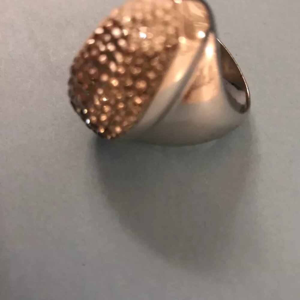 Authentic Swarovski Signed Opal Silver Nighttime … - image 3